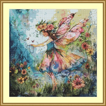 Garden Fairy 5 Cross Stitch Pattern