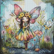 Garden Fairy 6 Cross Stitch Pattern