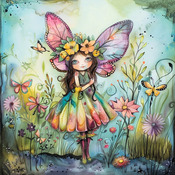 Garden Fairy 6 Cross Stitch Pattern