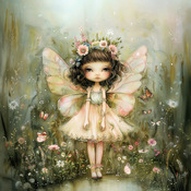 Garden Fairy 7 Cross Stitch Pattern