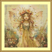 Garden Fairy 8 Cross Stitch Pattern