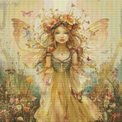 Garden Fairy 8 Cross Stitch Pattern