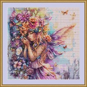 Garden Fairy 9 Cross Stitch Pattern