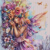 Garden Fairy 9 Cross Stitch Pattern