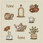 Home Cross Stitch Pattern