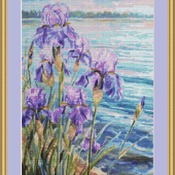 Irises Cross Stitch Pattern