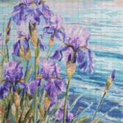 Irises Cross Stitch Pattern