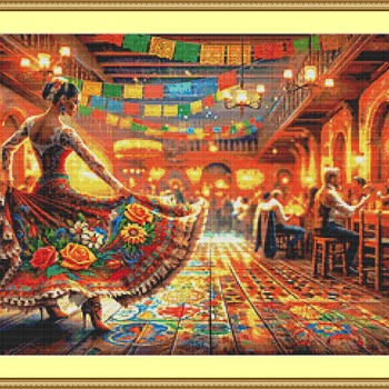 Mexican Dancer Cross Stitch Pattern