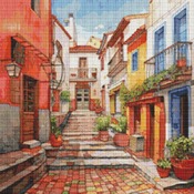 Quiet Street Cross Stitch Pattern