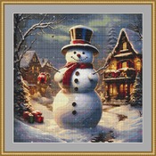 Snowman 3 Cross Stitch Pattern