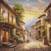 Stone Houses Cross Stitch Pattern