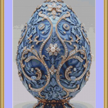 Stunning Egg Cross Stitch pattern