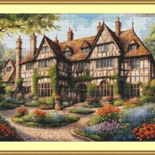 Tudor House Cross Stitch Pattern