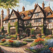 Tudor House Cross Stitch Pattern