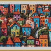 Up The Hill Cross Stitch Pattern