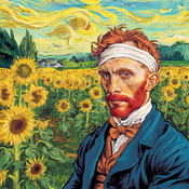 Van Gogh Cross Stitch Pattern