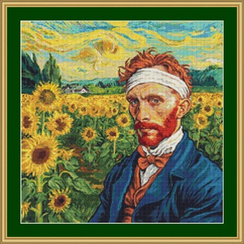 Van Gogh Cross Stitch Pattern