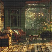 Wicker Chairs Cross Stitch Pattern