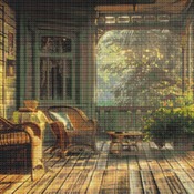 Wicker Chairs Cross Stitch Pattern