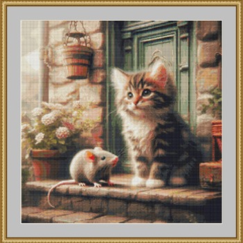 Best Friends Cross Stitch Pattern