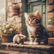 Best Friends Cross Stitch Pattern