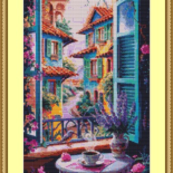 Bird At The Window 1 Cross Stitch Pattern