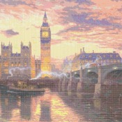 counted cross stitch pattern London K1nk@de 496* 336 stitches CH458