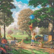 counted cross stitch pattern winnie the pooh II K1nk@de 496* 400 stitches CH463