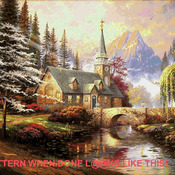 Dogwood Chapel Cross Stitch Pattern***L@@K***Buyers Can Download Your Pattern As Soon As They Complete The Purchase