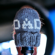 Hand knitted DAD gear shift warmer beanie hat