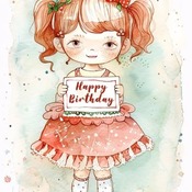 Happy Birthday 2 Cross Stitch Pattern