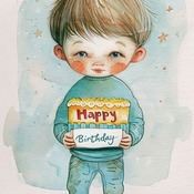 Happy Birthday 3 Cross Stitch Pattern