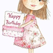 Happy Birthday 5 Cross Stitch Pattern