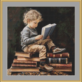 Love Reading Cross Stitch Pattern