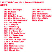ORANGE BOSS 302 MUSTANG Cross Stitch Pattern***L@@K***Buyers Can Download Your Pattern As Soon As They Complete The Purchase