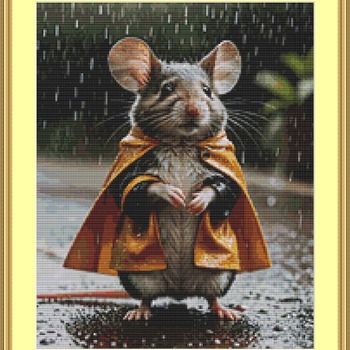 Wet Mouse Cross Stitch Pattern