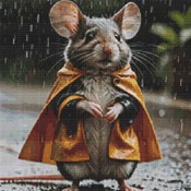 Wet Mouse Cross Stitch Pattern