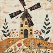 Windmill Cross Stitch Pattern