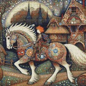 Fantasy Horse Cross Stitch Pattern