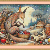 Fox Cross Stitch Pattern