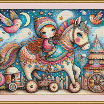 Hobby Horse Cross Stitch Pattern