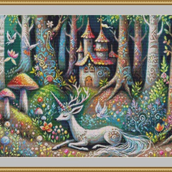 Magical Forest Cross Stitch Pattern