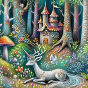 Magical Forest Cross Stitch Pattern