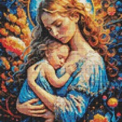 Mother Cross Stitch Pattern