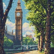 The Embankment Cross Stitch Pattern