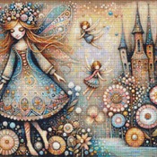 Whimsical Fairies Cross Stitch Pattern