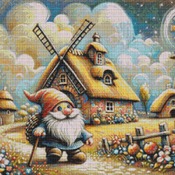 Whimsical Windmills Cross Stitch Pattern