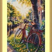 A Bicycle Cross Stitch Pattern