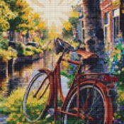 A Bicycle Cross Stitch Pattern