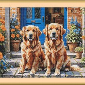 At The Door Cross Stitch Pattern